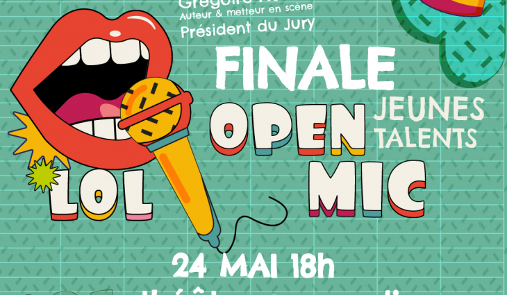 Liste des 6 finalistes OPEN MIC #2