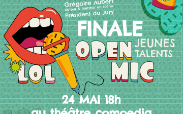 Liste des 6 finalistes OPEN MIC #2